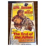Vintage The End of the Affair Two Part Unframed Poster Print