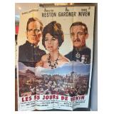 Les 55 Jours de Pekin French Unframed Movie Poster