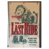 Vintage Warner Bros The Last Ride Poster Print