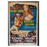 Desert Legion Unframed Poster Featuring Alan Ladd
