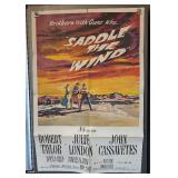 Saddle The Wind Vintage Unframed Western Film Print