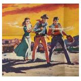 Saddle The Wind Vintage Unframed Western Film Print