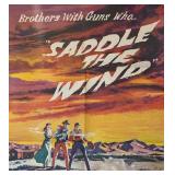 Saddle The Wind Vintage Unframed Western Film Print