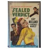 Sealed Verdict Unframed Movie Poster