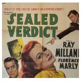 Sealed Verdict Unframed Movie Poster