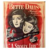 Bette Davis in A Stolen Life Vintage Unframed Movie Print