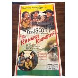 The Rangers Roundup Vintage Two-Panel Unframed Poster