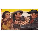 The Rangers Roundup Vintage Two-Panel Unframed Poster