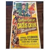 Vintage Curtain Call at Cactus Creek Two-Part Unframed Movie Poster