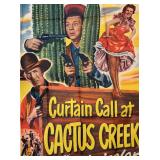 Vintage Curtain Call at Cactus Creek Two-Part Unframed Movie Poster