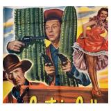 Vintage Curtain Call at Cactus Creek Two-Part Unframed Movie Poster