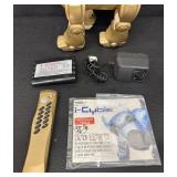 Vintage Robot Dog Tiger Electronics i-Cybie With Box, Remote & Manual