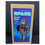 Vintage Space Walk Man ME 100 Battery Operated Toy With Box