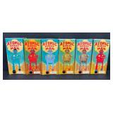 Atomic Robot Man Schylling Collector Series Wind-Up Robots (Lot of 6)