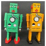 Tin Wind-Up Toys Schylling Mars Explorer & Robot Lilliput Mixed Lot