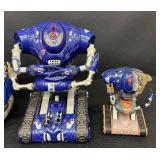 Lot of 4 Distinctive Robot Toys by Trendmasters