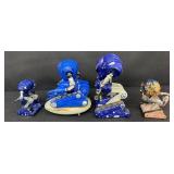 Lot of 4 Distinctive Robot Toys by Trendmasters