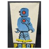 Vintage Russian Seltener Russischer Roboter Robot Toy in Box (Parts or Repair)