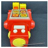Vintage Russian Mechanical  Russian Seltener Russischer Roboter Robot Toy Original Box & Key (Parts Only)