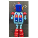 Wind-Up Planet Robot Toy With Box & Key
