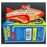 Vintage Rocket USA Tin Toys Robot Car, Rocket Racer & Sonicon Rocket (Lot of 3)