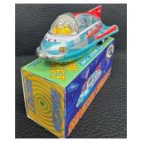 Vintage Rocket USA Tin Toys Robot Car, Rocket Racer & Sonicon Rocket (Lot of 3)