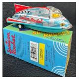 Vintage Rocket USA Tin Toys Robot Car, Rocket Racer & Sonicon Rocket (Lot of 3)