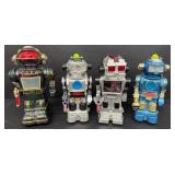 Exceptional Mixed Lot of 4 Toy Robot Figures