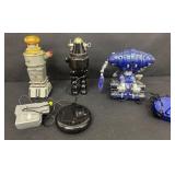 Robot Toy Lot Forbidden Planet, Lost in Space B9 & Rocket Launcher Robots (Lot of 3)
