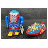 Exceptional Vintage Robot Toys Mixed Lot of 6 Items