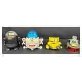 Phenomenal Mixed Lot of Robot Banks (Lot of 4)