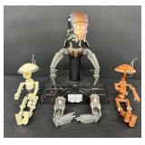 Vintage Star Wars Droideka Figure Set Tiger Electronics 1999