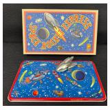Vintage Windup Rocket Toy Mars Space Rocket Express Boxed Working