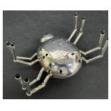Vintage WowWee Chrome Cyber Spider with Remote