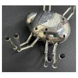 Vintage WowWee Chrome Cyber Spider with Remote