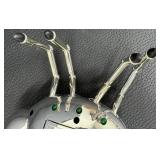 Vintage WowWee Chrome Cyber Spider with Remote