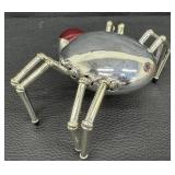 Vintage WowWee Chrome Cyber Spider with Remote