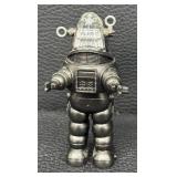 Vintage Collectible Robot Figures Forbidden Planet Robby & Shooting Giant Robot (Lot of 2)