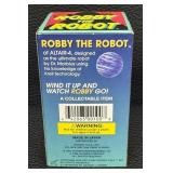 Vintage Collectible Robot Figures Forbidden Planet Robby & Shooting Giant Robot (Lot of 2)