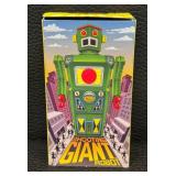 Vintage Collectible Robot Figures Forbidden Planet Robby & Shooting Giant Robot (Lot of 2)