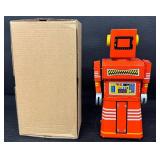 Vintage Tin Toy Robots Chief Robot & Robot With Wheels (Lot of 2)