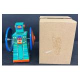Vintage Tin Toy Robots Chief Robot & Robot With Wheels (Lot of 2)
