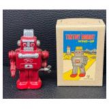Vintage Tin Wind-Up Robots & Space Rocket Mixed Lot