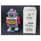 Vintage Tin Wind-Up Robots & Space Rocket Mixed Lot