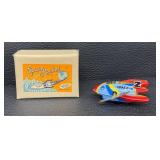 Vintage Tin Wind-Up Robots & Space Rocket Mixed Lot