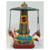 Vintage Wind-Up Carousel Toy Schylling