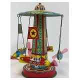 Vintage Wind-Up Carousel Toy Schylling