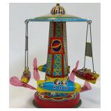 Vintage Wind-Up Carousel Toy Schylling
