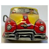 Vintage Tin Wind-Up Toys Schylling Felix the Cat Speedboat, Cowboy & City Cab (Lot of 3)
