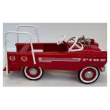 Vintage Toy Fire Truck & Trailer Hallmark Set